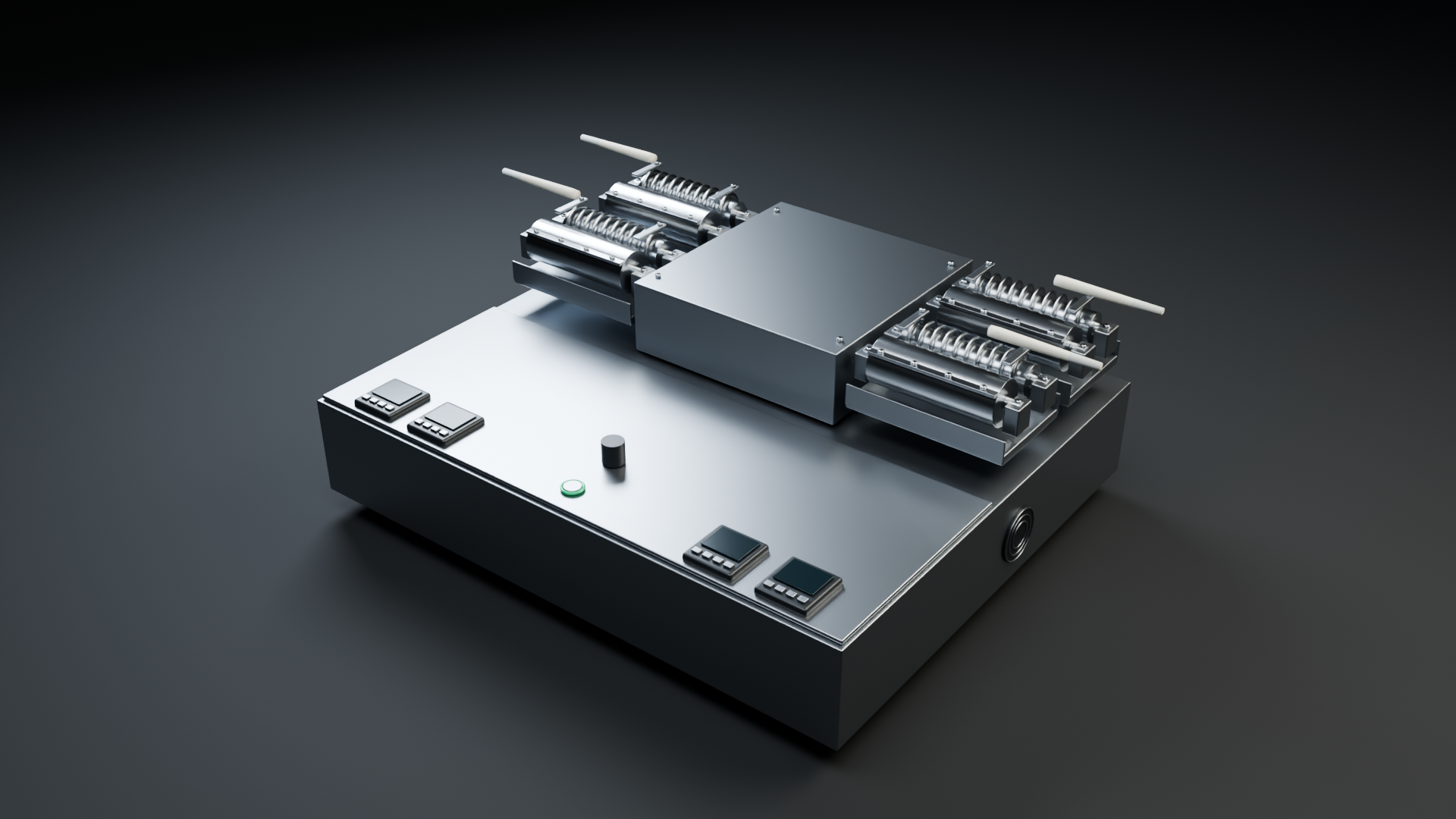 Blender visualization of the separate Apollo OilCoat machine