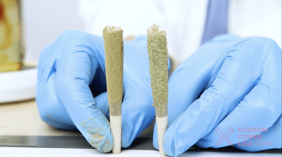 Coated pre-roll category reference with clean crutches